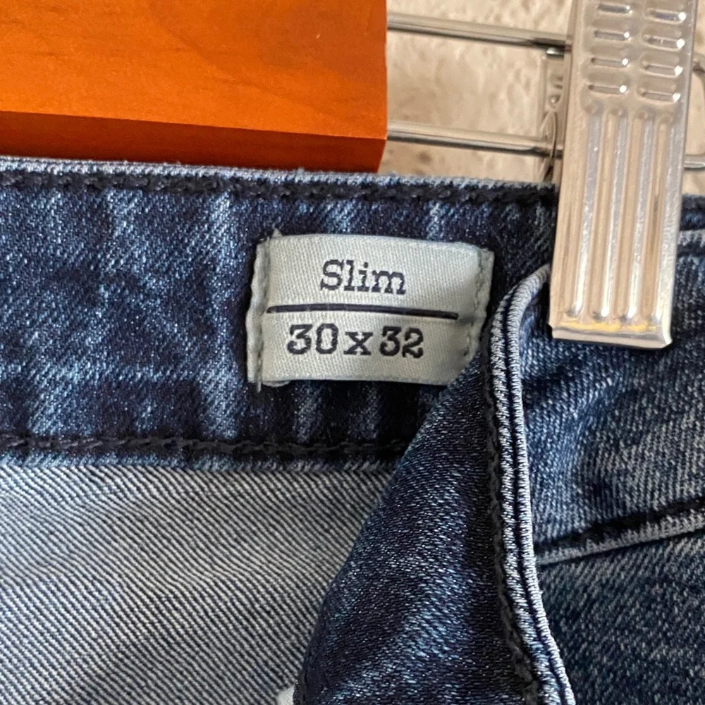 PD&C Men's Slim Fit Jeans in Dark Blue